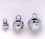 CAMPANELLE SONAGLI 15mm ARGENTO 10pz