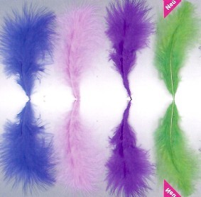 PIUME AZZURRO 13cm 9pz (10)