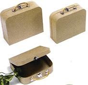 CARTONE SCATOLA SET DA 3 VALIGIA CT185