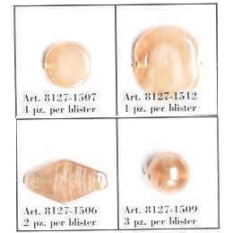 PERLE DI VETRO SANDALO 2pz