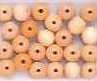 PERLE LEGNO NATURALE 10mm 60 pz