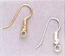 GANCI ORECCHINI 0,9cm DORATI (144)