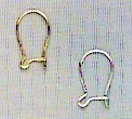 GANCI PER ORECCHINI ARGENTATI 8pz