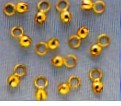 CALOTTE SCHIACCIANODO ORO 3mm BLx8pz