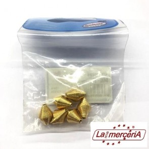 8400.891 PERLA FILO FERR.ORO 11x9mm 6pz