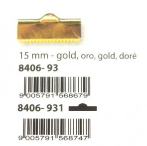 CHIUSURA 15mm ORO