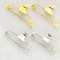 SPILLA PER COCCARDA ARTIGLIO 2cm ARG.