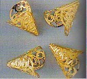 TERMINALE FILIGRANA ORO 18 mm 72pz
