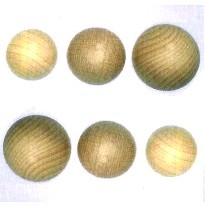 SEMISFERA DI LEGNO 25mm