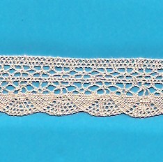 N223 PIZZO MISTO LINO COTONE H-25mm (20)