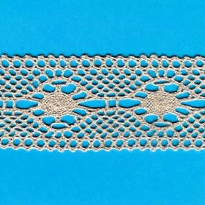 N764 PIZZO MISTO LINO COTONE H*60mm (10)