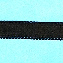 3035 SPALLINA ELASTICA NERO 1,2cm (20)