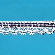 1038/ PIZZO COTONE CON NASTRO VICHY (10)