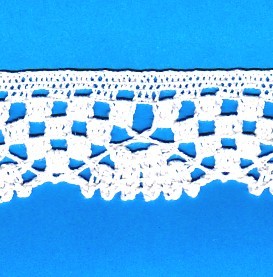 32214 PIZZO COTONE BIANCO H 30mm (25)