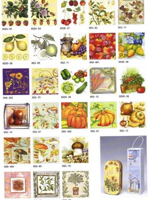 TOVAGLIOLI DECOUPAGE 20pz