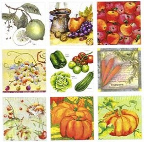 TOVAGLIOLI DECOUPAGE x 20 pz.