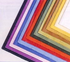 FOGLI DI SETA 47x64cm COLORI ASSORTITI