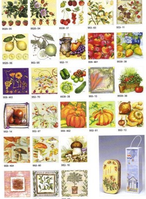 TOVAGLIOLI DECOUPAGE 20pz