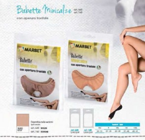 740 BABETTE CON PUNTALINO MINI CALZE