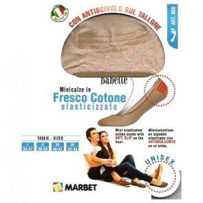 850 BABETTE COTONE MINICALZE ANTISCIVOLO