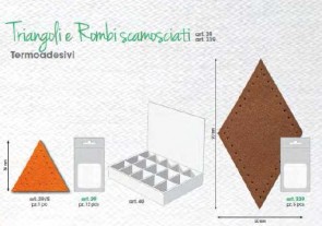 39 TRIANGOLINI F/PELLE TERMOADESIVI x12