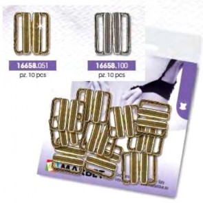 166.58 GANCI COSTUME C.ORO 20mm 4pz