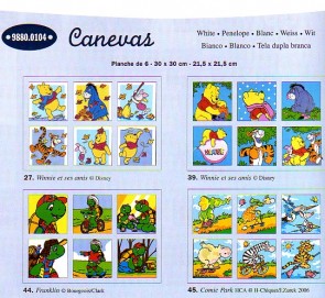 CANOVACCIO R.P 6 DISEGNI 30x30 R104