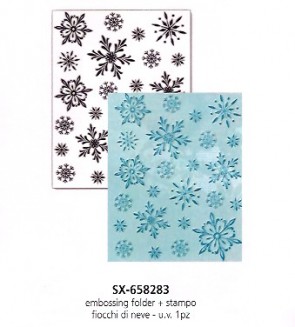 658283 EMBOSSING FOLDER FIOCCHI DI NEVE